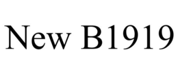 NEW B1919 trademark