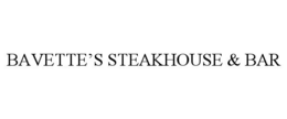 BAVETTE'S STEAKHOUSE & BAR trademark