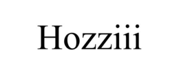 HOZZIII trademark