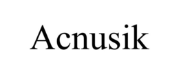 ACNUSIK trademark