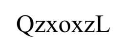 QZXOXZL trademark