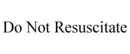 DO NOT RESUSCITATE trademark