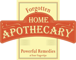 FORGOTTEN HOME APOTHECARY POWERFUL REMEDIES AT YOUR FINGERTIPS trademark