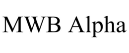 MWB ALPHA trademark