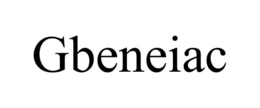 GBENEIAC trademark
