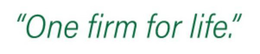 "ONE FIRM FOR LIFE." trademark