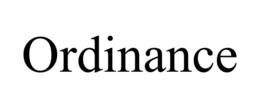 ORDINANCE trademark