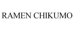 RAMEN CHIKUMO trademark