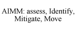 AIMM: ASSESS, IDENTIFY, MITIGATE, MOVE trademark