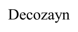 DECOZAYN trademark