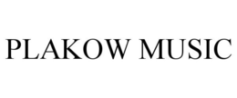 PLAKOW MUSIC trademark
