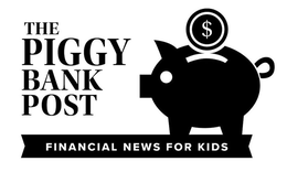 THE PIGGY BANK POST FINANCIAL NEWS FOR KIDS trademark