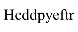 HCDDPYEFTR trademark