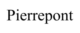 PIERREPONT trademark