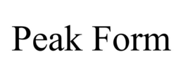 PEAK FORM trademark