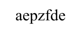 AEPZFDE trademark