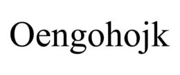 OENGOHOJK trademark