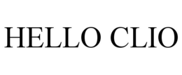 HELLO CLIO trademark