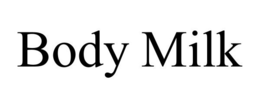 BODY MILK trademark