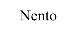 NENTO trademark