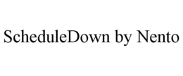 SCHEDULEDOWN BY NENTO trademark