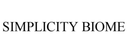 SIMPLICITY BIOME trademark