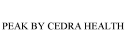 PEAK BY CEDRA HEALTH trademark