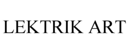 LEKTRIK ART trademark