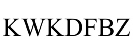 KWKDFBZ trademark