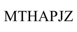 MTHAPJZ trademark