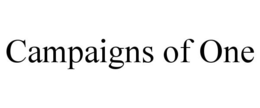 CAMPAIGNS OF ONE trademark