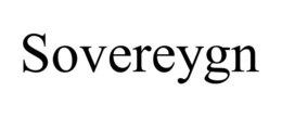 SOVEREYGN trademark