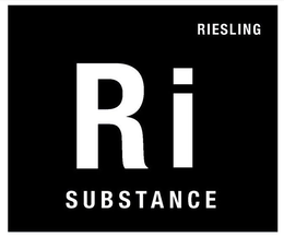 RI SUBSTANCE RIESLING trademark
