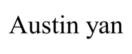 AUSTIN YAN trademark