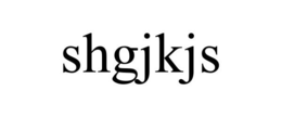 SHGJKJS trademark