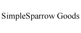 SIMPLESPARROW GOODS trademark