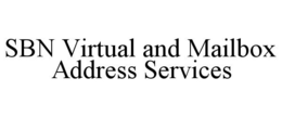 SBN VIRTUAL AND MAILBOX ADDRESS SERVICES trademark