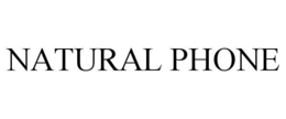 NATURAL PHONE trademark