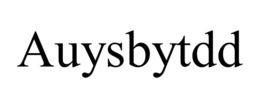 AUYSBYTDD trademark
