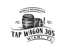 MOBILE BEVERAGES EST. 2022 TAP WAGON 305 MIAMI, FL trademark
