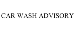 CAR WASH ADVISORY trademark