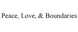 PEACE, LOVE, & BOUNDARIES trademark