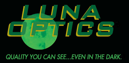 LUNA OPTICS QUALITY YOU CAN SEE...EVEN IN THE DARK. trademark