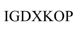 IGDXKOP trademark