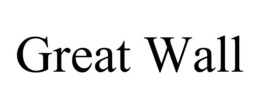 GREAT WALL trademark