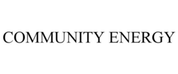 COMMUNITY ENERGY trademark