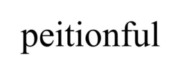 PEITIONFUL trademark