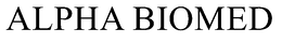 ALPHA BIOMED trademark