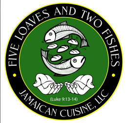 • FIVE LOAVES AND TWO FISHES • JAMAICAN CUISINE, LLC (LUKE 9:13-14) trademark