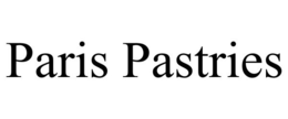 PARIS PASTRIES trademark